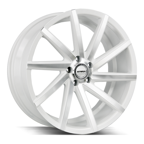 Strada Sega 5x114.3 20x8.5 +35 White Machined