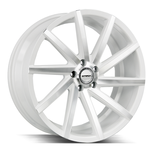 Strada Sega 5x114.3 22x9 +35 White Machined