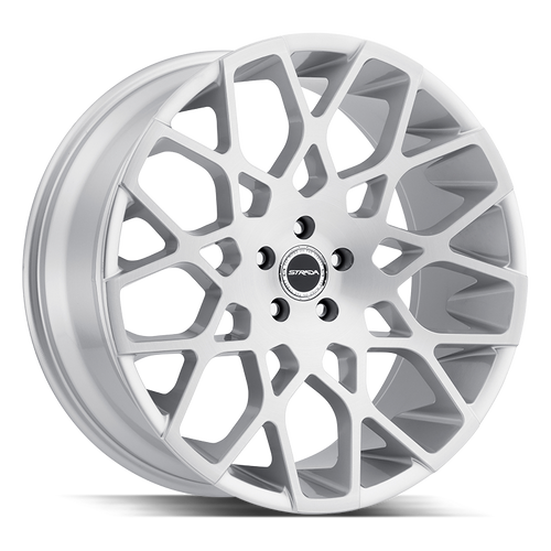Strada Buca 6x139.7 26x10 +26 Brushed Face Silver