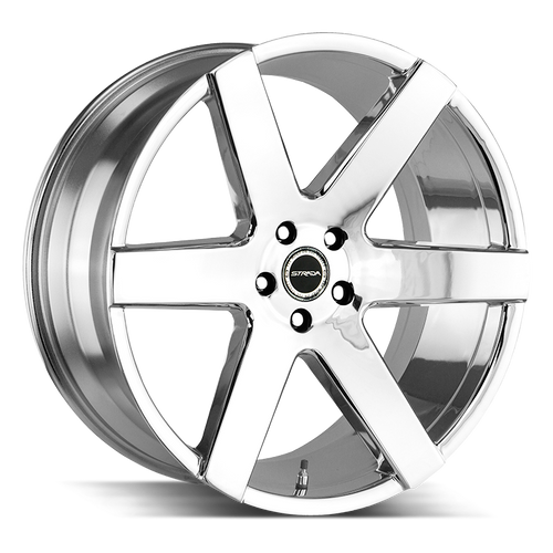 Strada Coda 5x115 22x9.5 +15 Chrome