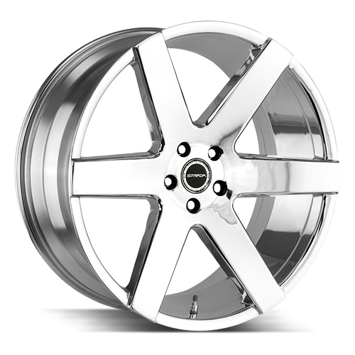 Strada Coda 5x127 22x9.5 +25 Chrome