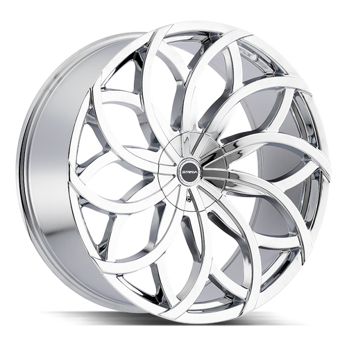 Strada Huracan 5x115/5x120 22x9.5 +15 Chrome - Threepieceus