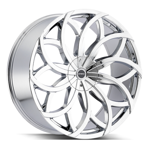 Strada Huracan Blank 28x10 +18 Chrome
