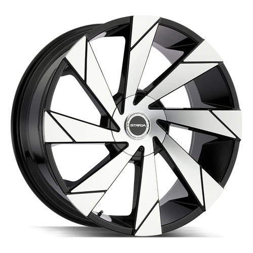 Strada Moto 6x135/6x139.7 24x10 +30 Gloss Black Machined