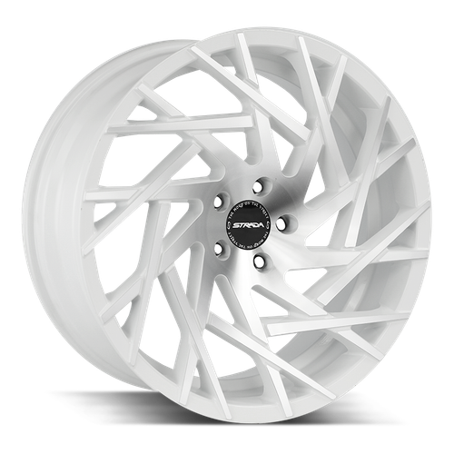 Strada Nido 5x114.3 20x8.5 +35 White Machined