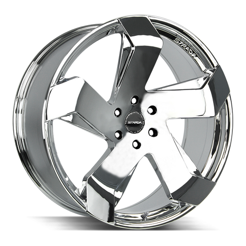 Strada Coltello 5x112 20x8.5 +40 Chrome