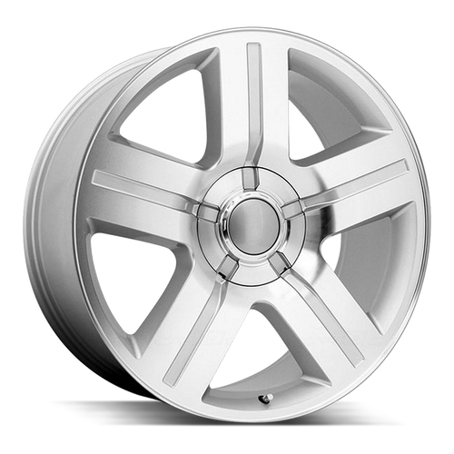 Strada OE Replica Texas Edition 5x127/5x139.7 22x9 +15 Silver Machined