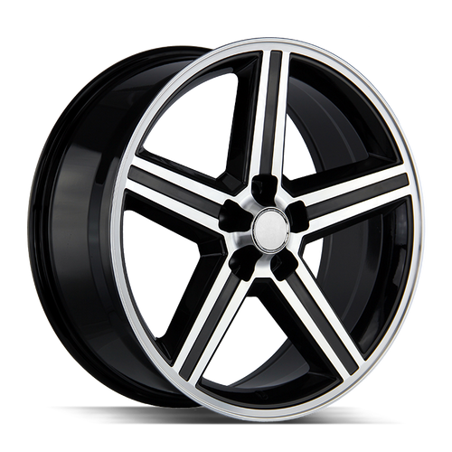Strada OE Replica Iroc 5x120 22x9.5 +13 Gloss Black Machined