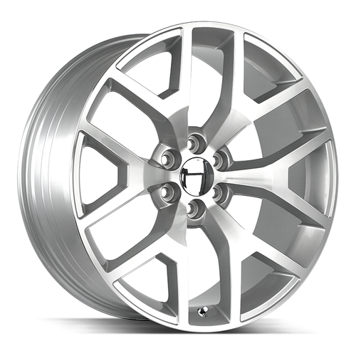 Strada OE Replica Gmc Sierra 6x139.7 22x9 +31 Silver Machined