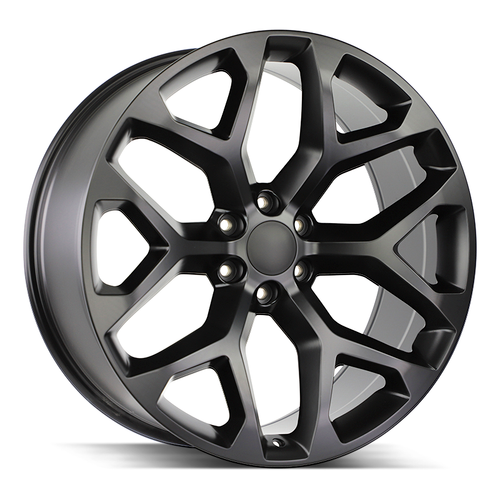 Strada OE Replica Snowflake 6x139.7 26x10 +31 Flat Black