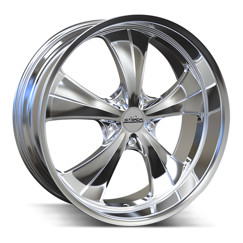 Strada Street Classics Old Skool 5x120 24x10 +25 Chrome