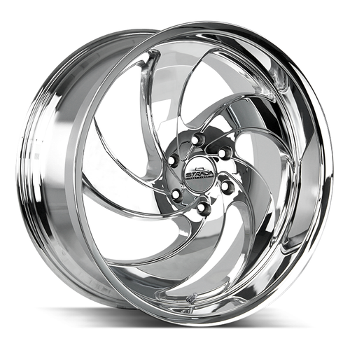 Strada Street Classics Retro 5 5x115 22x9 +15 Chrome