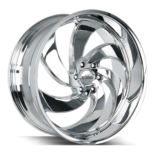Strada Street Classics Retro 6 6x139.7 24x10 +24 Chrome