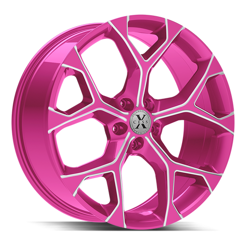 Xcess 5 Flake 5x114.3 18x8.5 +35 Candy Pink Milled