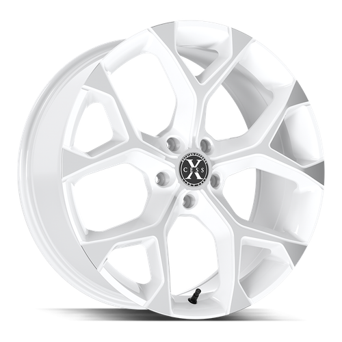 Xcess 5 Flake 5x100 20x8.5 +35 White Machined
