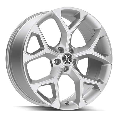 Xcess 5 Flake 5x100 20x8.5 +35 Silver Machined