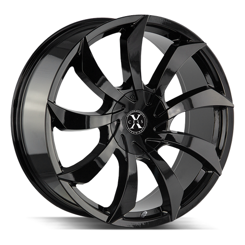 Xcess X01 5x114.3/5x120 22x9 +35 Gloss Black