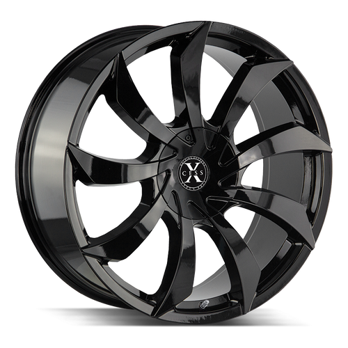 Xcess X01 6x135/6x139.7 24x9.5 +30 Gloss Black