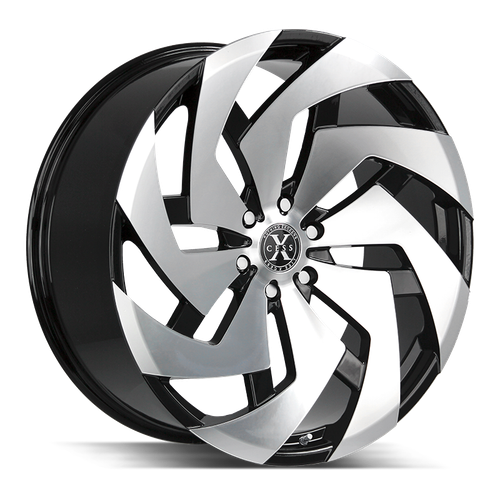Xcess X04 6x139.7 22x9 +24 Gloss Black Machined