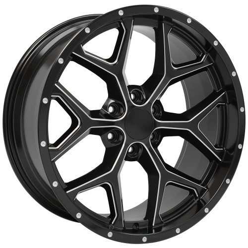 OE Wheels CV98 6x139.7 22x9.5+24 Black
