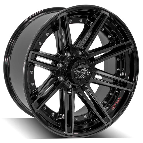 4PLAY 4P08 8x170 22x10-24 Brushed