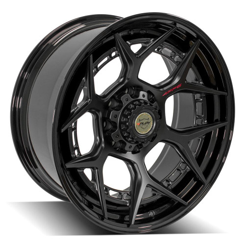 4PLAY 4PF6 8x165.1 22x10-18 Black