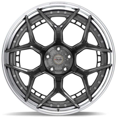 4PLAY 4PF6 5x127/5x139.7 24x14-76 Brushed