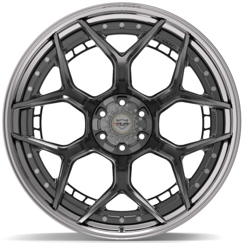 4PLAY 4PF6 6x135/6x139.7 24x14-76 Brushed