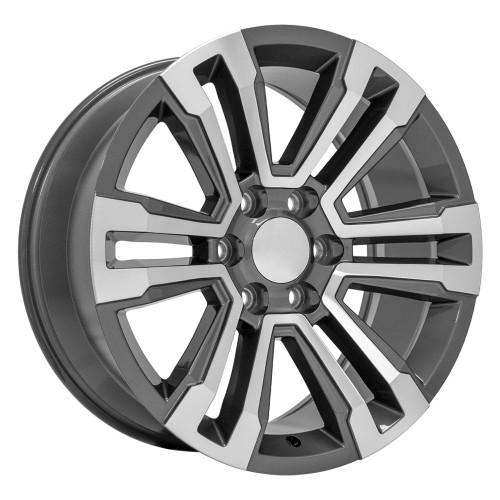 OE Wheels CV44 20x9 +24 6x139.7 Gunmetal Wheels | ThreePiece
