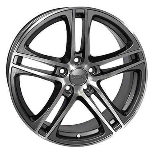 OE Wheels AU07 5x112 17x7.5+35 Machined