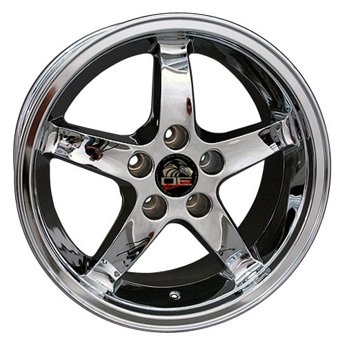 OE Wheels FR04B 5x114.3 17x9+24 Chrome