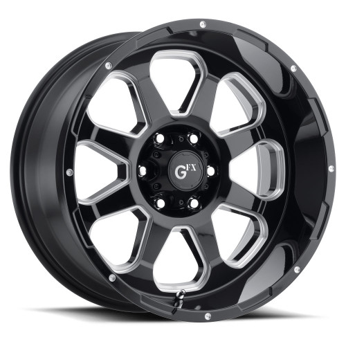 G-FX TR-10 6x139.7 20x9+12 Gloss Black Milled
