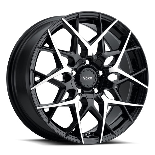 V�xx Paso 5x112/5x120 17x7.5+40 Gloss Black w/ Machined Face