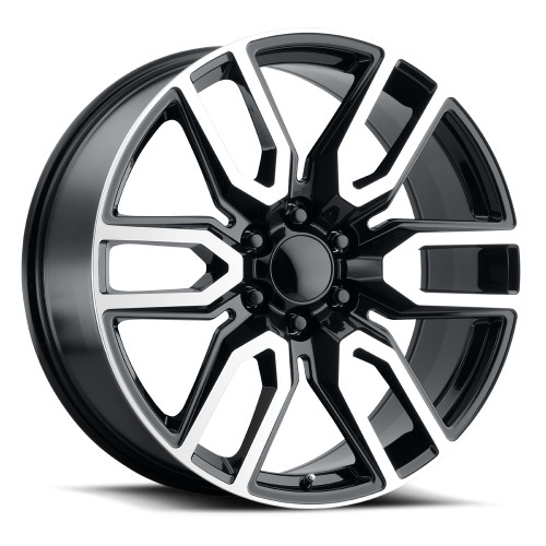 Voxx Replica DNNZH 6x139.7 22x9+31 Gloss Black Machined Face