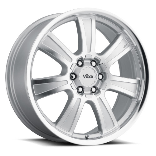 V�xx Turin 6x132/6x139.7 17x8.5+39 Silver Mirror Machined Face and Lip