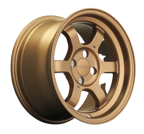 9six9 SIX-1 Deep 4x100 15X8 +20 Matte Bronze - Threepieceus