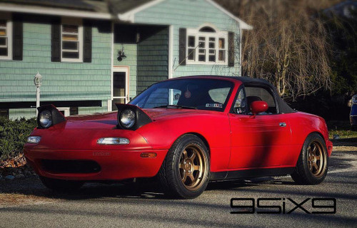 Mazda Miata with 9Six9 SIX-1 DEEP Bronze Rims