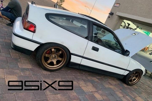 Honda Civic CRX with 9Six9 SIX-1 DEEP Bronze Wheels