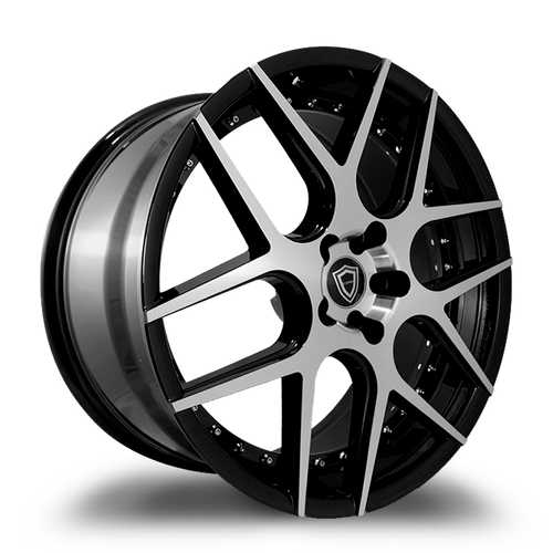 CAPRI LUXURY C0136 5x112 22x10.5+40 POLISH/BLACK