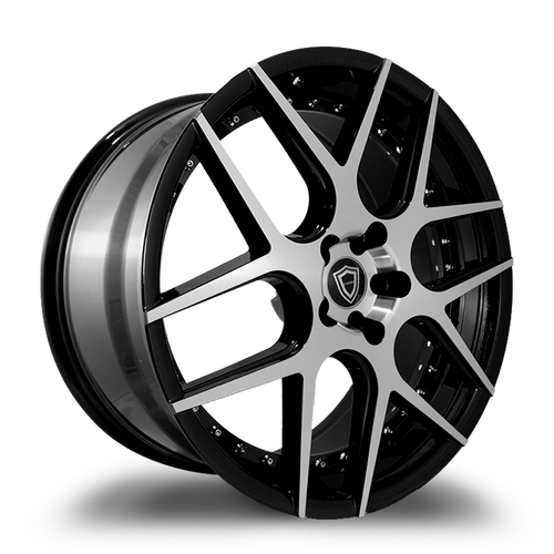 CAPRI LUXURY C0136 5x120 22x10.5+40 POLISH/BLACK