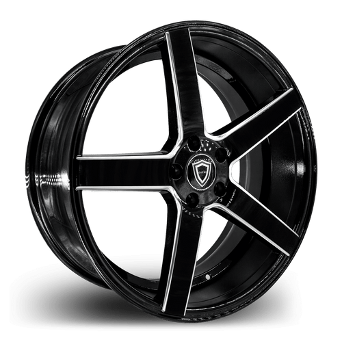 CAPRI LUXURY C5178 5x120 20x8.5+35 BLACK / MILLED