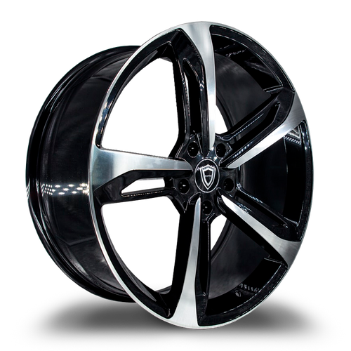 CAPRI LUXURY C5191 5x114.3 22x10.5+38 POLISH/BLACK