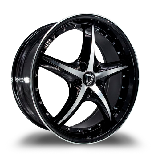 CAPRI LUXURY C5193 5x108 20x10.5+38 POLISH/BLACK