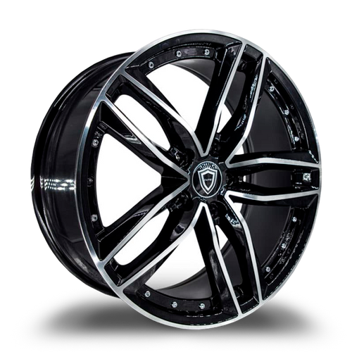 CAPRI LUXURY C5228 5x115 20x10+15 POLISH/BLACK