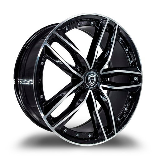 CAPRI LUXURY C5228 5x115 20x8.5+15 POLISH/BLACK