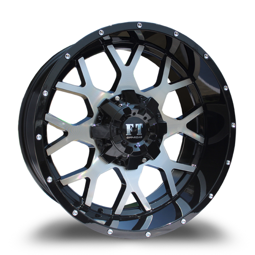 FULL THROTTLE FT0151 5x139.7 17x9-12 BLACK  / MACHINED