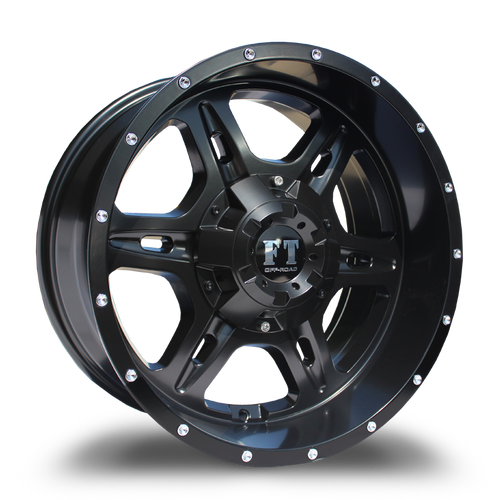 FULL THROTTLE FT6054 6x135/6x139.7 18x9-12 SATIN BLACK
