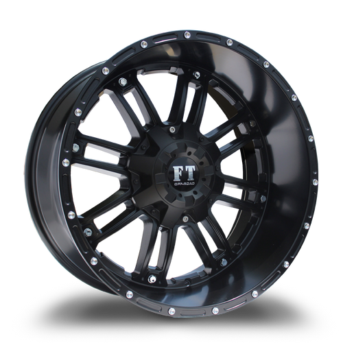 FULL THROTTLE FT8033 8x165 20x10-24 SATIN BLACK