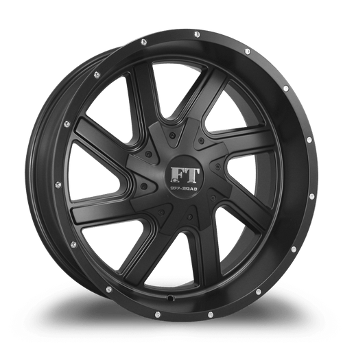 FULL THROTTLE FT1 6x135/6x139.7 22x12-44 SATIN BLACK