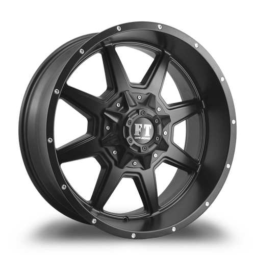 FULL THROTTLE FT2 5x127/5x135 22x12-44 SATIN BLACK